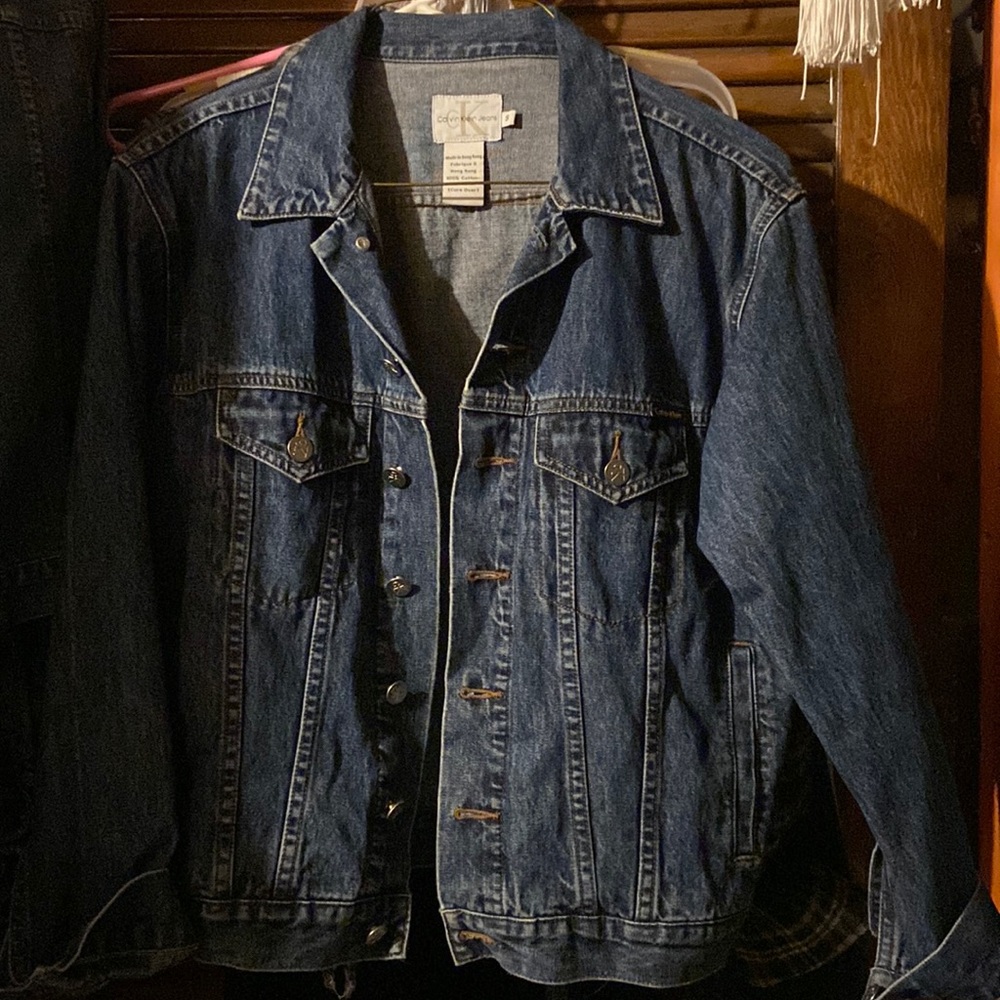 Ck Jean jacket no tags but new never worn